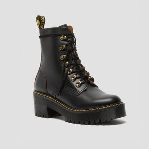 Dr Martens Leona Women's Vintage Smooth Leather Heeled Boot